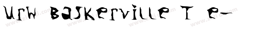URW Baskerville T E字体转换